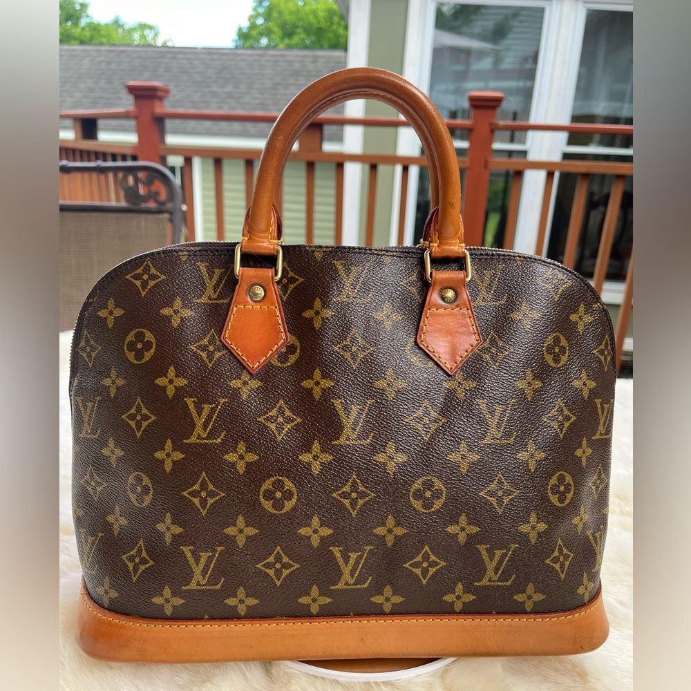 Louis Vuitton Brown Monogram Tote